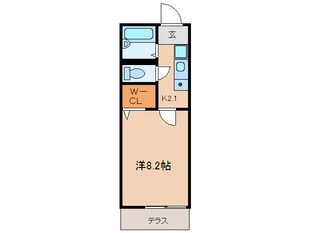 ラカモミ－ルの物件間取画像